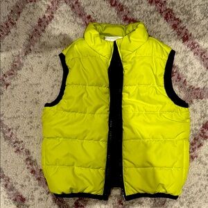 Reversible Yellow Puffer Vest size 6-12months